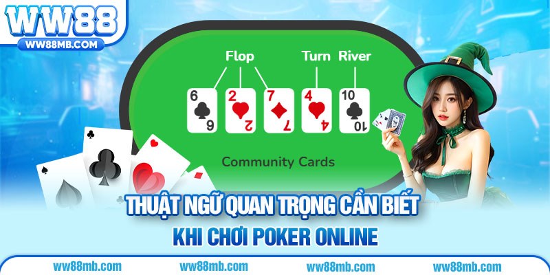 Thuật ngữ quan trọng cần biết khi chơi Poker online